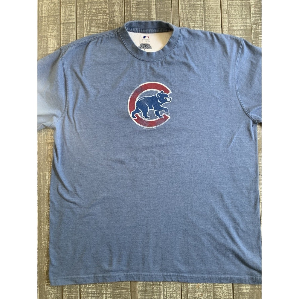 Chicago Cubs Authentic T-Shirt MLB Merchandise Baseball Tee Mens Large Shirt